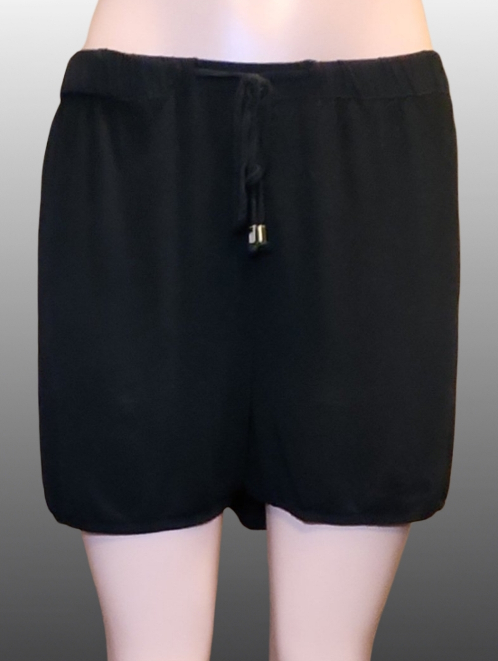 Old Navy Women's Black Athletic Shorts Rayon Drawstring XXL Comfy & fun to style - Picture 2 of 9